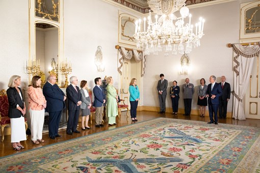 Cerimónia de condecoração da Presidente cessante da COTEC Portugal - Associação Empresarial para a Inovação, Isabel Furtado, com a Grã-Cruz da Ordem do Infante D. Henrique Créditos: © Miguel Figueiredo Lopes / Presidência da República Cerimónia de condecoração da Presidente cessante da COTEC Portugal - Associação Empresarial para a Inovação, Isabel Furtado, com a Grã-Cruz da Ordem do Infante D. Henrique Créditos: © Miguel Figueiredo Lopes / Presidência da República
