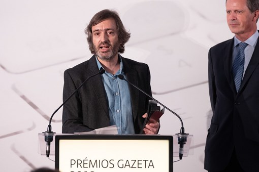 Cerimónia de entrega dos Prémios Gazeta 2018 do Clube de Jornalistas em Lisboa  Créditos: © Rui Ochoa / Presidência da República