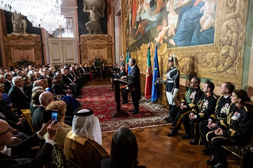 Apresentação de cumprimentos de Ano Novo do Corpo Diplomático acreditado em Portugal no Palácio Nacional da Ajuda (14) Créditos: © Rui Ochoa/Presidência da República