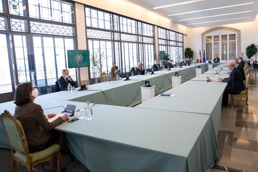 Conselho de Estado sobre a situação na Ucrânia, no Palácio da Cidadela em Cascais  Créditos: © Miguel Figueiredo Lopes / Presidência da República