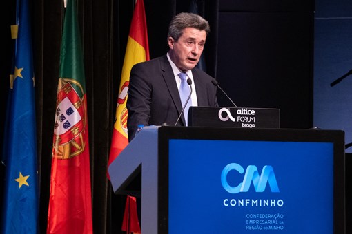 Conferência, “Fundos Europeus: O Minho e a Galiza”, no Altice Fórum Braga  Créditos: © Rui Ochoa / Presidência da República