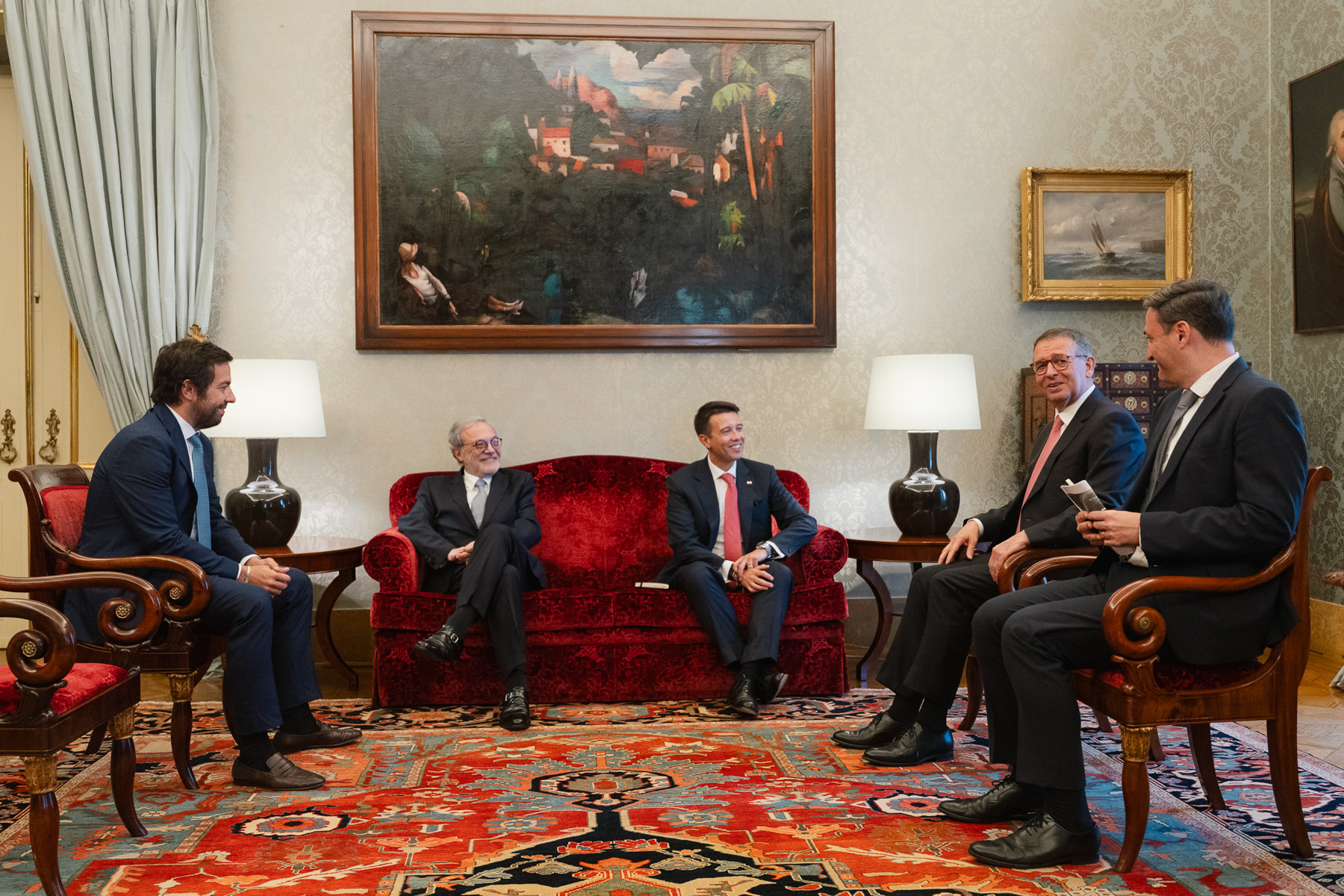 Audiência a uma delegação do Grupo Mota-Engil no Palácio de Belém Créditos: © Ana Rocha Nené / Presidência da República