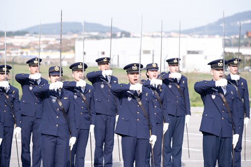 Sessão solene de abertura do ano letivo da Academia da Força Aérea, em Sintra  Créditos: © Rui Ochoa / Presidência da República