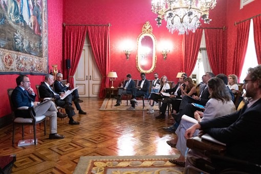 Reunião com o Grupo de Reflexão sobre o Futuro de Portugal sob o tema “A Cultura como motor da economia Portuguesa”  Créditos: © Rui Ochoa
