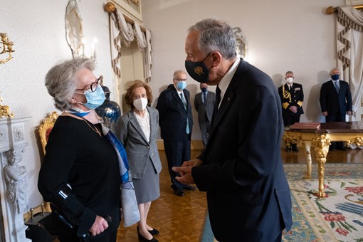 Cerimónia de tomada de posse dos Chanceleres das Ordens Honoríficas Portuguesas no Palácio de Belém Credits: © Rui Ochoa / Presidency of the Portuguese Republic Cerimónia de tomada de posse dos Chanceleres das Ordens Honoríficas Portuguesas no Palácio de Belém Credits: © Rui Ochoa / Presidency of the Portuguese Republic