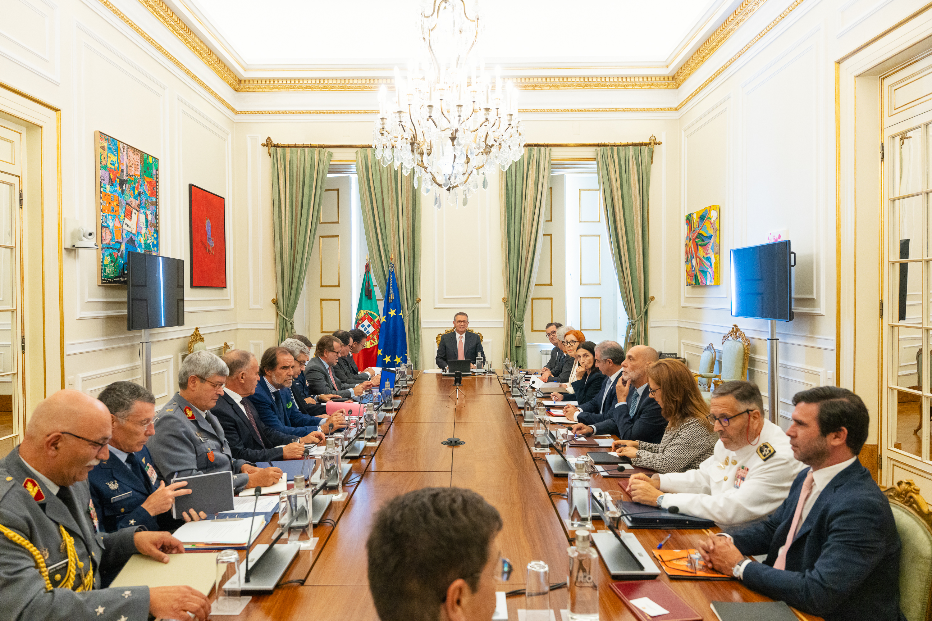 Reunião do Conselho Superior de Defesa Nacional no Palácio de Belém  Créditos: © Ana Rocha Nené / Presidência da República