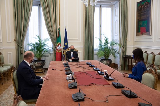 Audiência ao Bastonário da Ordem dos Notários, Jorge Batista da Silva, no Palácio de Belém Créditos: © Miguel Figueiredo Lopes / Presidência da República Audiência ao Bastonário da Ordem dos Notários, Jorge Batista da Silva, no Palácio de Belém Créditos: © Miguel Figueiredo Lopes / Presidência da República