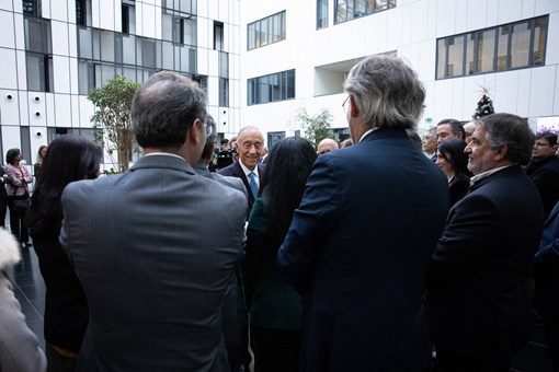 Visita à Sede Nacional da Polícia Judiciária em Lisboa  Créditos: © Miguel Figueiredo Lopes / Presidência da República