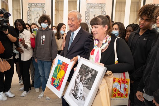 Programa “Artistas no Palácio de Belém” com Joana Vasconcelos  Créditos: © Rui Ochoa / Presidência da República