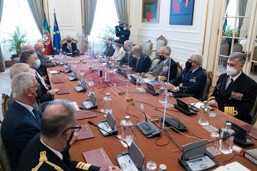 Reunião do Conselho Superior de Defesa Nacional  Credits: © Rui Ochoa / Presidency of the Portuguese Republic