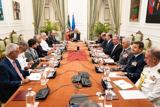 Reunião do Conselho Superior de Defesa Nacional  Créditos: © Rui Ochoa / Presidência da República