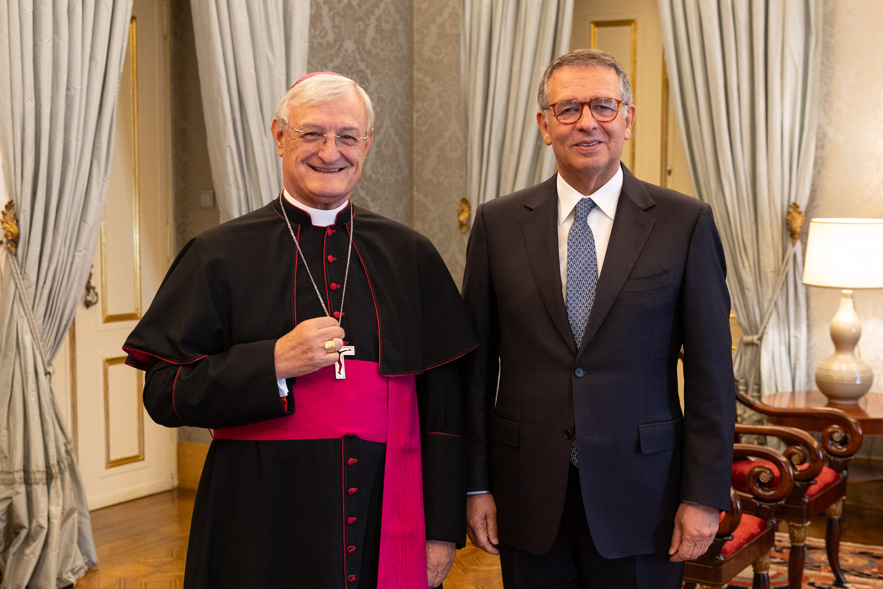 Audiência ao Núncio Apostólico, D. Andrés Carrascosa Coso, no Palácio de Belém  Créditos: © Miguel Figueiredo Lopes / Presidência da República