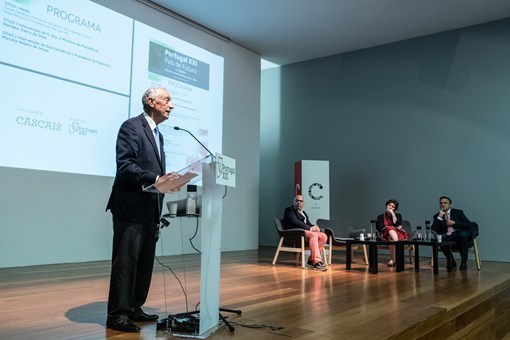 Sessão de abertura da Conferência “Portugal XXI: País de Futuro” na Casa das Histórias Paula Rego em Cascais  Créditos: © Rui Ochoa / Presidência da República