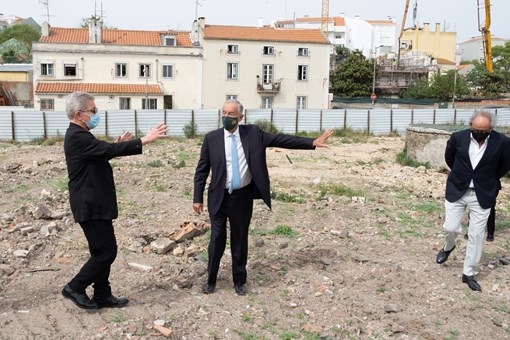 Visita ao local do futuro Museu Judaico de Lisboa em Belém Créditos: © Rui Ochoa / Presidência da República Visita ao local do futuro Museu Judaico de Lisboa em Belém Créditos: © Rui Ochoa / Presidência da República