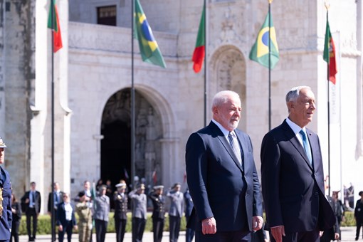 Visita de Estado do Presidente da República Federativa do Brasil, Lula da Silva a Portugal, no Palácio de Belém  Créditos: © Rui Ochoa / Presidência da República