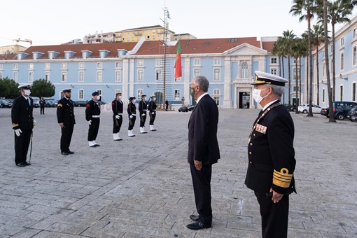Sessão solene de encerramento do Ano Académico da Academia de Marinha Créditos: © Rui Ochoa / Presidência da República