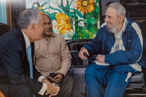 Reunião com o antigo Presidente cubano Fidel Castro em Havana  Créditos: © Presidência da República